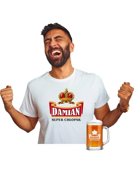 Koszulka + Kufel PREZENT na URODZINY 30 40 50 60