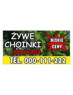 BANER SPRZEDAŻ ŻYWE CHOINKI