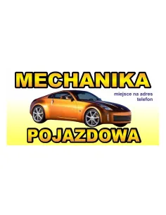 Baner reklamowy gotowe wzory banerów - Mechanika pojazdowa