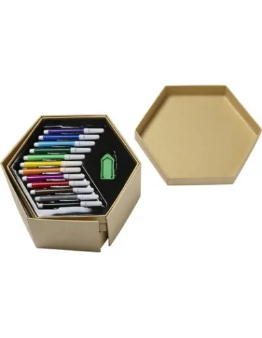 ZESTAW  REKLAMOWY DO MALOWANIA I RYSOWANIA z nadrukiem UV LOGO 10  szt