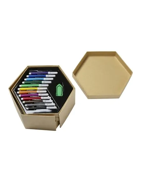 ZESTAW  REKLAMOWY DO MALOWANIA I RYSOWANIA z nadrukiem UV LOGO 20  szt