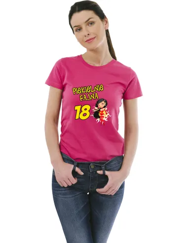 KOSZULKA DLA DZIEWCZYNY PREZENT NA 18 URODZINY