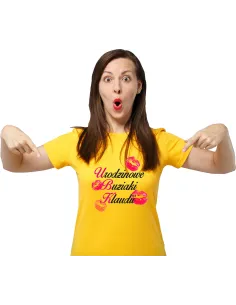 KOSZULKA PREZENT NA URODZINY urodzinowa z imieniem