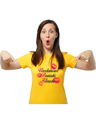 KOSZULKA PREZENT NA URODZINY urodzinowa z imieniem