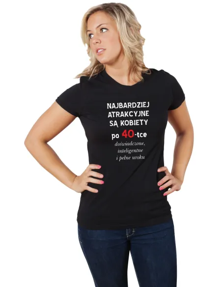 KOSZULKA DAMSKA prezent na Urodziny 30 40 50 60