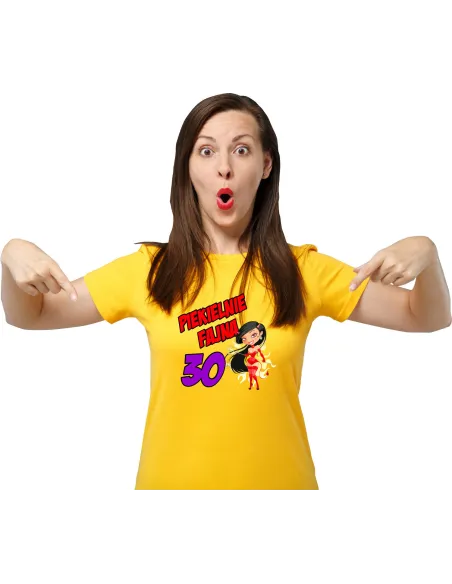 Koszulka Prezent na Urodziny Piekielnie Fajna 30