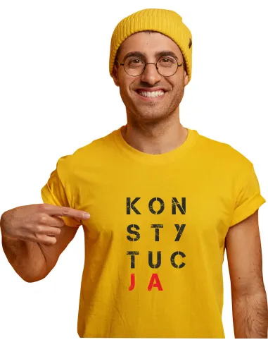 Koszulka t- shirt z nadrukiem PREZENT KONSTYTUCJA