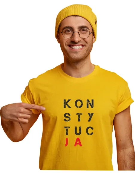 Koszulka t- shirt z nadrukiem PREZENT KONSTYTUCJA