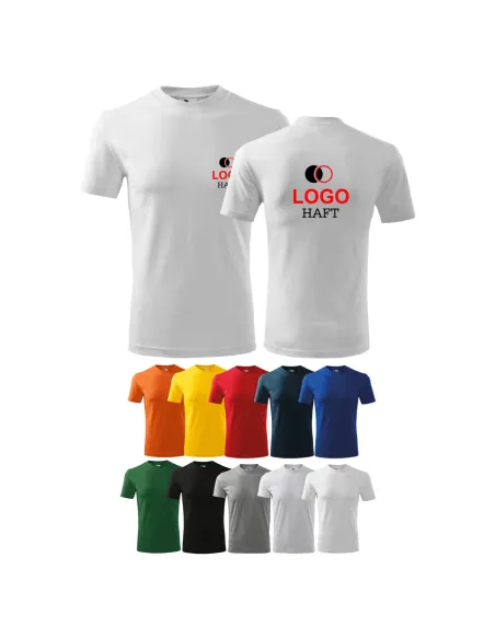 T-shirt Koszulka firmowa męska z LOGO HAFTEM