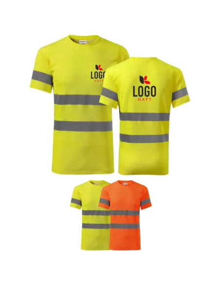 Koszulka OSTRZEGAWCZA ADLER PROTECT z nadrukiem