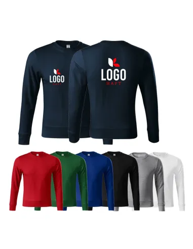 BLUZA MĘSKA Z WŁASNYM HAFTEM NADRUKIEM LOGO x10