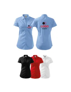 Koszula FIRMOWA BIUROWA z logo nadrukiem HAFTEM