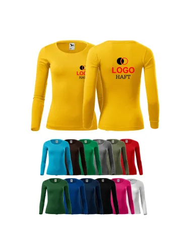 KOSZULKA Firmowa z Długim rękawem Z WŁASNYM HAFTEM