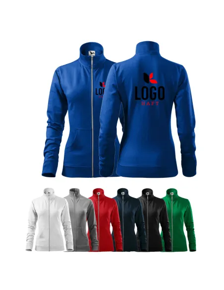 BLUZA DAMSKA Z WŁASNYM HAFTEM NADRUKIEM LOGO
