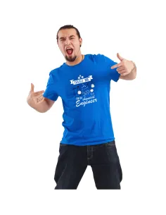 Koszulka z nadrukiem napis PREZENT ENGINEER