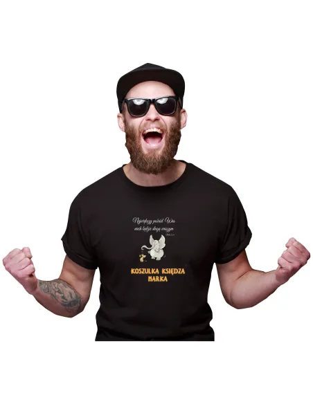 Koszulka z imieniem napis PREZENT dla KSIĘDZA