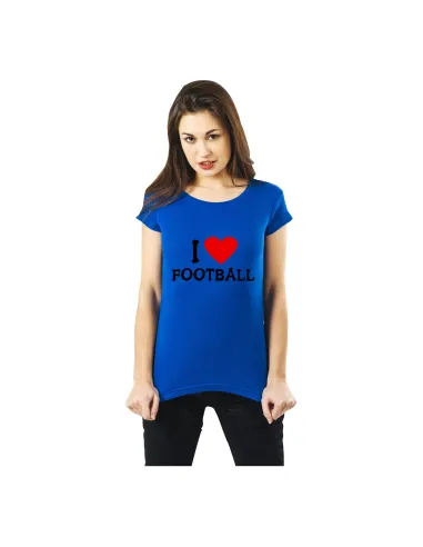 Koszulka T-shirt z nadrukiem I LOVE FOOTBALL