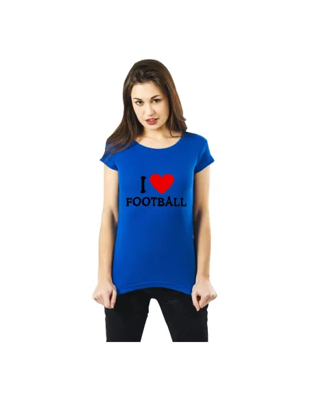 Koszulka T-shirt z nadrukiem I LOVE FOOTBALL