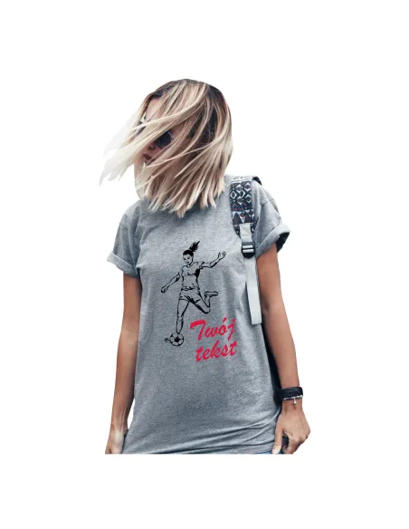 Koszulka T-shirt z nadrukiem SPORT TWÓJ TEKST