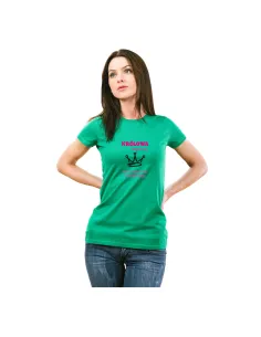 Koszulka T-shirt Prezent na wieczór Panieński z nadrukiem KRÓLOWA IMPREZY