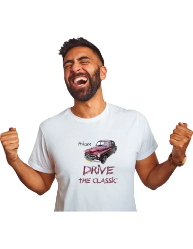 Koszulka z imieniem napis DRIVE THE CLASSIC