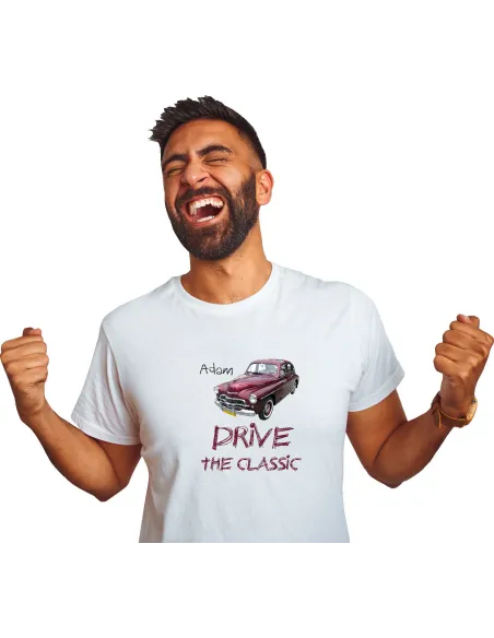 Koszulka z imieniem napis DRIVE THE CLASSIC