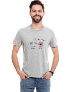 Koszulka z nadrukiem napis PREZENT SZUKAM PRACY