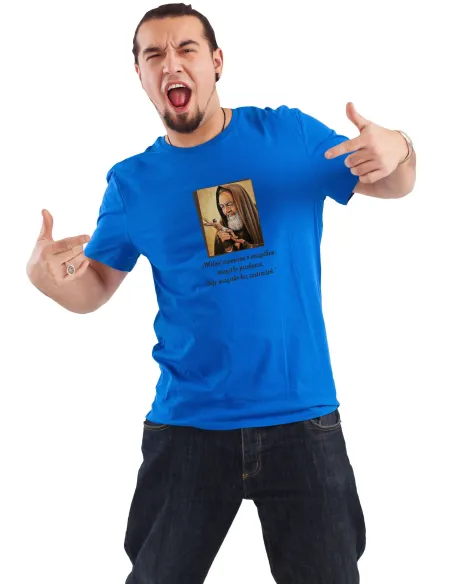 Koszulka z nadrukiem MIŁOŚĆ ZAPOMINA O WSZYSTKIM