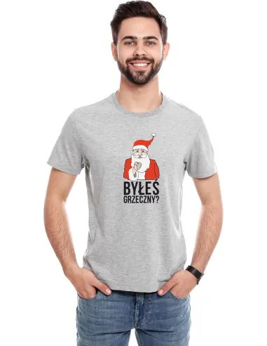 Koszulka z nadrukiem PREZENT BYŁEŚ GRZECZNY Święta Gwiazdka Boże Narodzenie