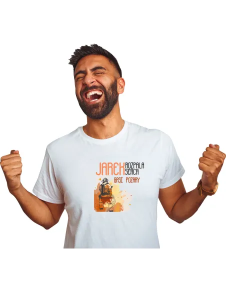 Koszulka z imieniem ROZPALA SERCA GASI POŻARY