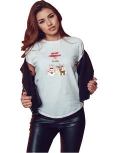 Koszulka z imieniem PREZENT MERRY CHRISTMAS ROK