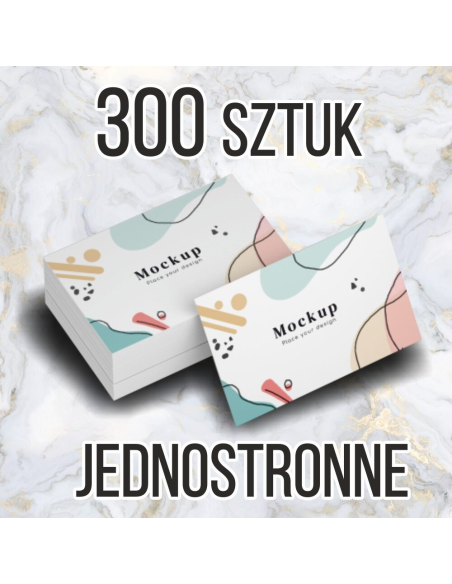 WIZYTÓWKI 300 szt. 48h szybki druk EXPRESS