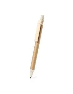 Długopis z kartonu z recyklingu z nadrukiem UV LOGO 25 szt
