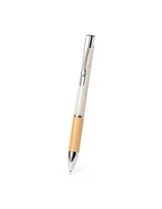 Długopis z bambusa i słomy pszenicznej z nadrukiem UV LOGO 50 szt