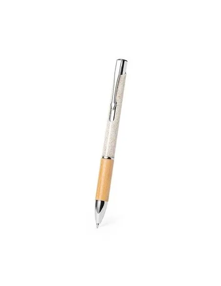 Długopis z bambusa i słomy pszenicznej z nadrukiem UV LOGO 50 szt