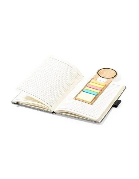 Bambusowy zestaw do notatek z nadrukiem UV LOGO 50 szt