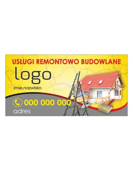 Baner reklamowy gotowe wzory banerów - Usługi remontowo budowlane