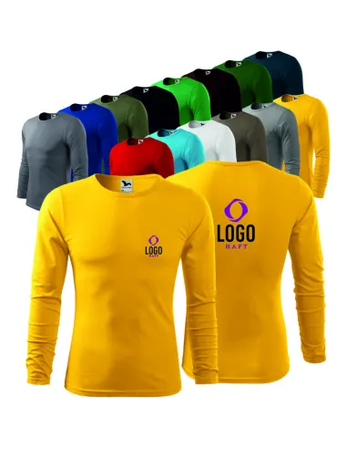 KOSZULKA MĘSKA FIRMOWA Z WŁASNYM HAFTEM NADRUKIEM LOGO