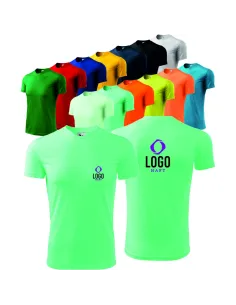 KOSZULKI KOSZULKA T-shirt Z NADRUKIEM HAFTEM LOGO