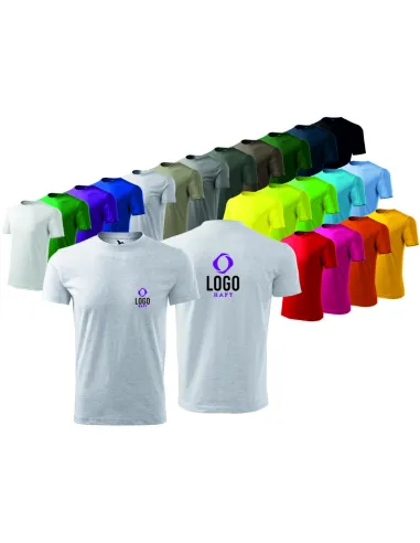 KOSZULKA MĘSKA T-shirt Z WŁASNYM HAFTEM NADRUKIEM LOGO HAFT KOMPUTEROWY 5 SZTUK