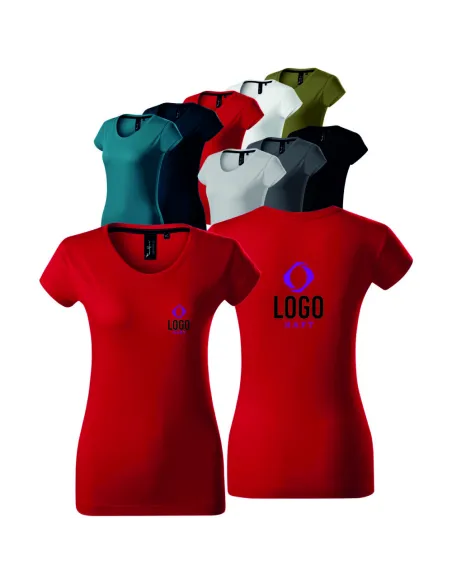 KOSZULKA DAMSKA T-shirt Z WŁASNYM HAFTEM NADRUKIEM LOGO HAFT KOMPUTEROWY 10 SZTUK