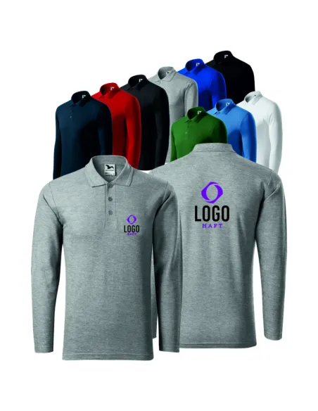 POLÓWKA MĘSKA Z WŁASNYM HAFTEM NADRUKIEM LOGO 5 SZTUK