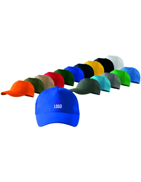 CZAPKA FIRMOWA Z NADRUKIEM HAFTEM LOGO 10 SZTUK