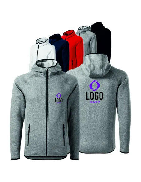 BLUZA MĘSKA FIRMOWA Z NADRUKIEM HAFTEM LOGO 10 SZTUK