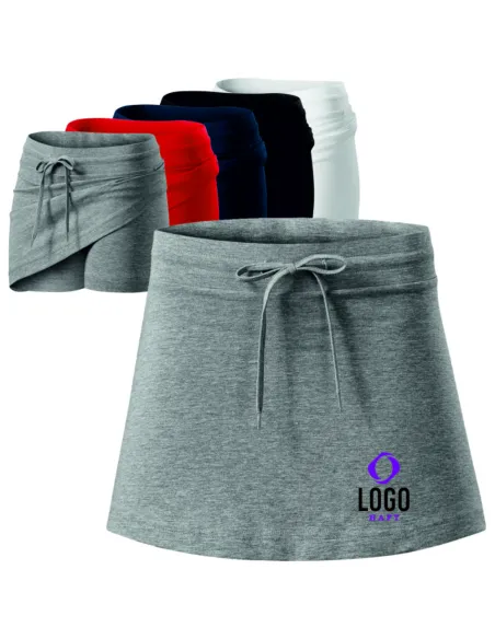 SPÓDNICA DAMSKA FIRMOWY Z NADRUKIEM HAFTEM LOGO