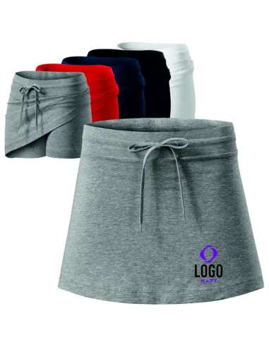 SPÓDNICA DAMSKA FIRMOWY Z NADRUKIEM HAFTEM LOGO 10 SZTUK