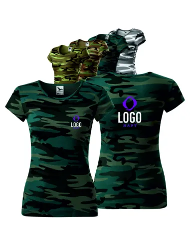 KOSZULKA DAMSKA T-shirt Z WŁASNYM HAFTEM NADRUKIEM LOGO HAFT KOMPUTEROWYK 30 SZTUK