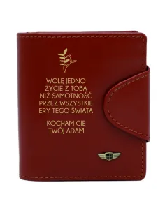 Portfel damski PREZENT dla ŻONY PARTNERKI grawer