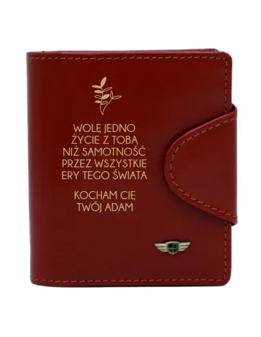 Portfel damski PREZENT dla ŻONY PARTNERKI grawer