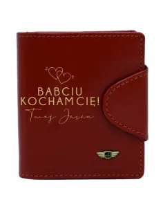 Stylowy damski portfel Peterson + grawer DLA BABCI